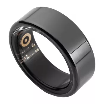 COLMI R02 Smart Ring, talla 11, 20,3 mm (negro) + estuche de carga