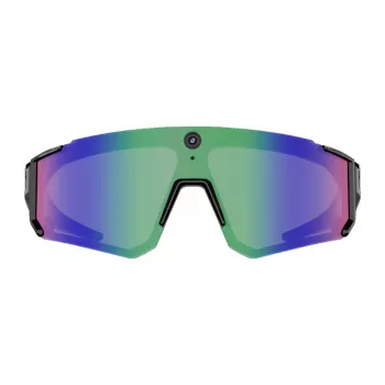 COLMI V06 AI gafas de sol deportivas (negro con lentes azules)