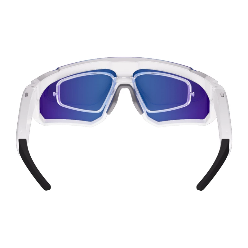 COLMI V06 AI gafas de sol deportivas blancas con lentes azules