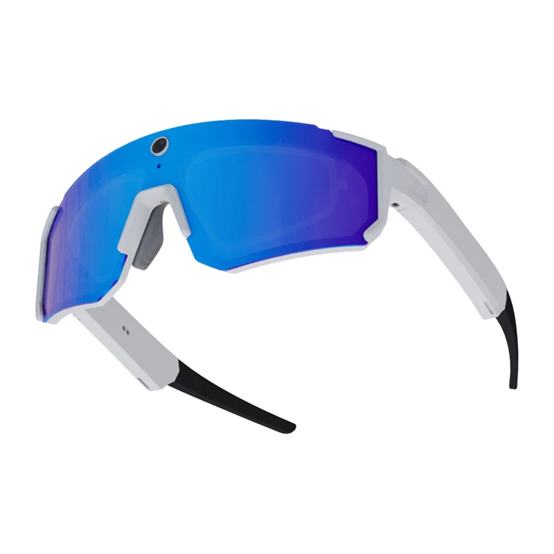COLMI V06 AI gafas de sol deportivas blancas con lentes azules