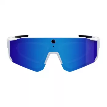 COLMI V06 AI gafas de sol deportivas blancas con lentes azules