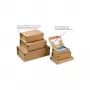 ColomPac CP 066.02 caja de envío SM, marrón, medidas interiores 215 x 155 x 43 mm, autoadhesiva