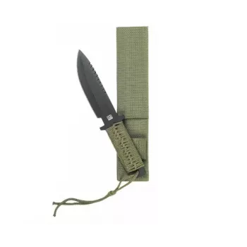 Combat Recon 10 101 INC Model A GREEN Cuchillo de hoja fija