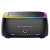Conceptronic DONN36B base de acoplamiento para HDD/SSD SATA de 2 bahías, USB 3.0, 2x USB-A, negra