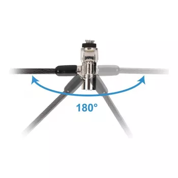 Conceptronic NBT Candado combinado para portátil con ranura de seguridad Nano 1,8 m