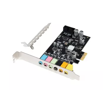 Conceptronic Sound Tarjeta PCIe 7.1CH S/PDIF hasta - PCI - 24 Bit
