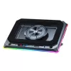 Conceptronic THYIA03B base refrigeradora para portátil USB-C con soporte para smartphone, RGB, 12V