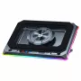 Conceptronic THYIA03B base refrigeradora para portátil USB-C con soporte para smartphone, RGB, 12V