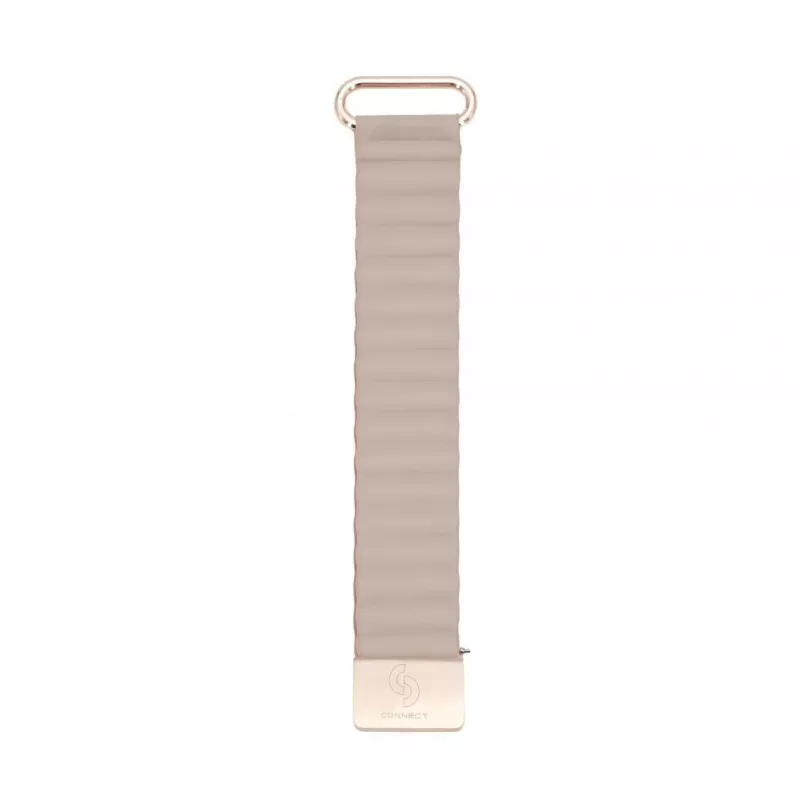 Connect Correa de reloj de 20mm con hebilla de ardilla cortical y cierre magnético (130mm M/L) caqui