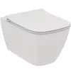 Inodoro suspendido Connect Air con asiento Soft-Close, cisterna Aquablade, blanco