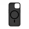 Connect Funda híbrida para Apple iPhone 15 con imán, PC+TPU, negra