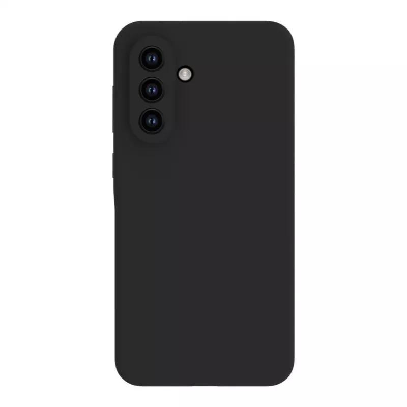 Connect Funda de silicona Soft Touch de calidad premium para Samsung Galaxy A35 5G negra