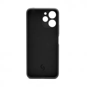Connect Funda de silicona Premium Soft Touch para Xiaomi Redmi 12 / Redmi 12 5G, negra