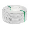 CONOTECH NS100 Cable coaxial Trishield 1m blanco 75 ohmios triple apantallado