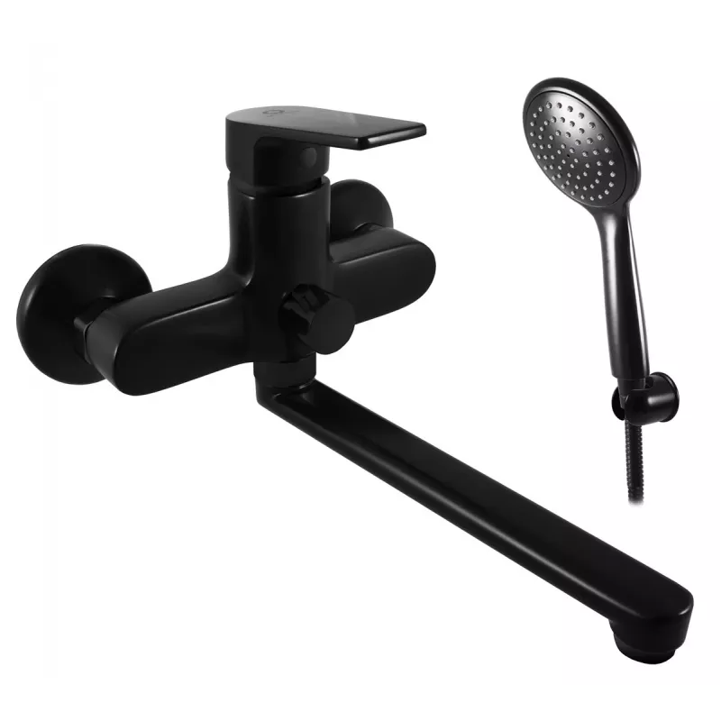 CONTIPRO Grifo de lavabo y bañera negro mate Colorado