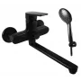 CONTIPRO Grifo de lavabo y bañera negro mate Colorado