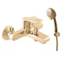 CONTIPRO Colorado Grifo de baño con soporte de ducha dorado DCO154.5/1Z