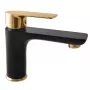 CONTIPRO DVT526 Grifo monomando de lavabo Negro mate/Oro