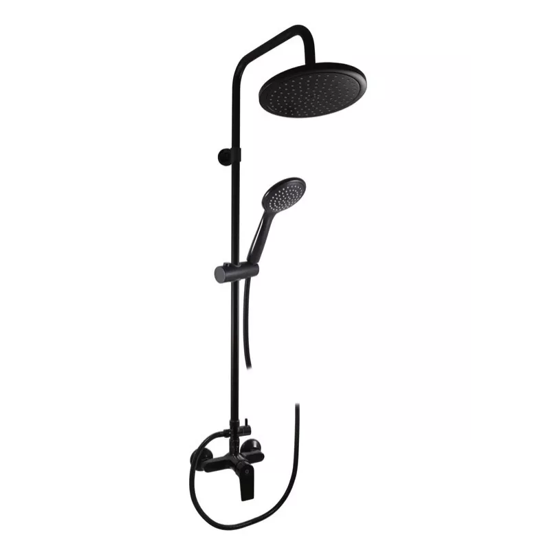 CONTIPRO Conjunto de ducha con grifo termostático negro MT Colorado