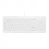 Contour ACTIVE KEY Hygiene Compact Ultraflat Teclado USB con Cable Negro (AK-C7012F-UVS-W/FR)