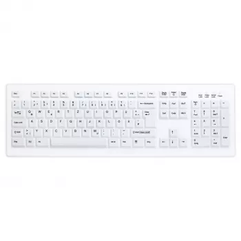 CONTOUR DESIGN Active Key AK-C8100 teclado inalámbrico de tamaño completo (RF 2,4 GHz, membrana, blanco, QWERTZ)