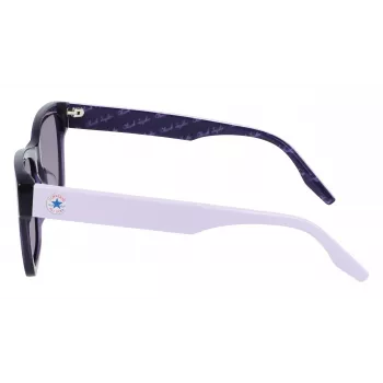 Gafas de sol Converse All Star mujer CV501SLLSTAR5 - Montura cuadrada negra, lentes gris humo 56/18/140 mm