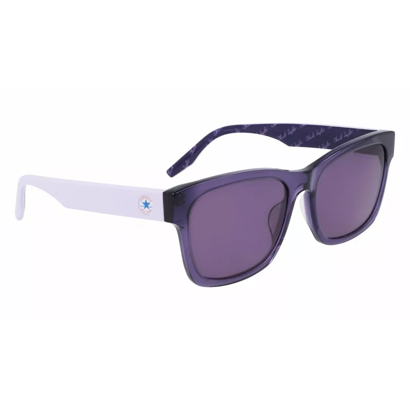 Gafas de sol Converse All Star mujer CV501SLLSTAR5 - Montura cuadrada negra, lentes gris humo 56/18/140 mm