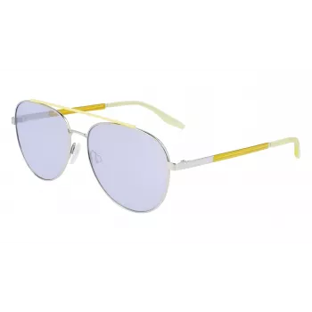 Gafas de sol Converse CV100SACT045 hombre de montura cuadrada - Montura negra, lentes grises, 57 mm