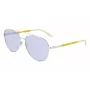 Gafas de sol Converse CV100SACT045 hombre de montura cuadrada - Montura negra, lentes grises, 57 mm