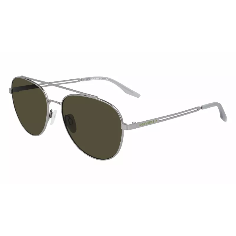 Gafas de sol CONVERSE CV100SACT071 hombre - Montura negra, lentes gris humo, 57 mm