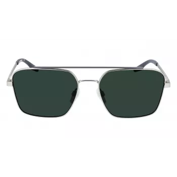 Converse CV101SACTI045 Gafas de sol rectangulares para hombre - Montura negra, lentes grises, 56 mm