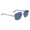 CONVERSE CV101STIVATE7 Gafas de sol hombre - Montura de acetato negra, lentes de policarbonato grises, protección UV400, 56/17/145 mm