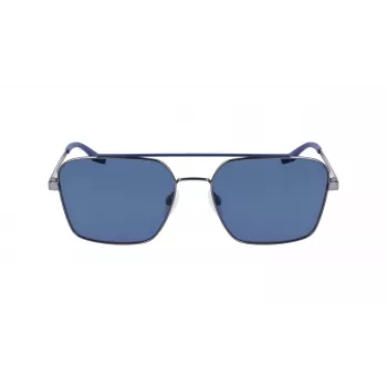 CONVERSE CV101STIVATE7 Gafas de sol hombre - Montura de acetato negra, lentes de policarbonato grises, protección UV400, 56/17/145 mm