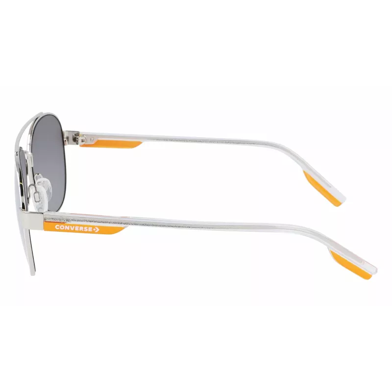 Gafas de sol de hombre Converse CV300SDISR100 - montura de acetato negra, lentes de policarbonato grises, 58 mm