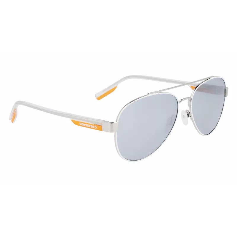 Gafas de sol de hombre Converse CV300SDISR100 - montura de acetato negra, lentes de policarbonato grises, 58 mm