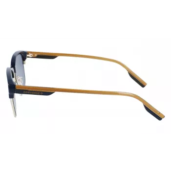 Gafas de sol de hombre Converse CV301SDISRUPT - montura de acetato negra, lentes gris ahumado, 52 mm