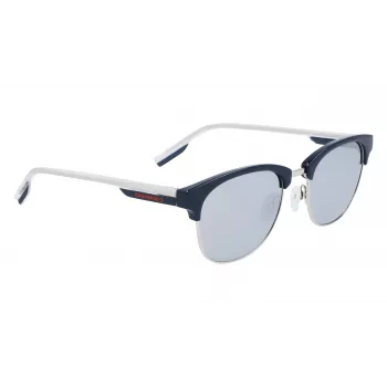 CONVERSE CV301SDSRUPT Gafas de sol cuadradas para hombre, montura de acetato negra, lentes de policarbonato grises, 52 mm