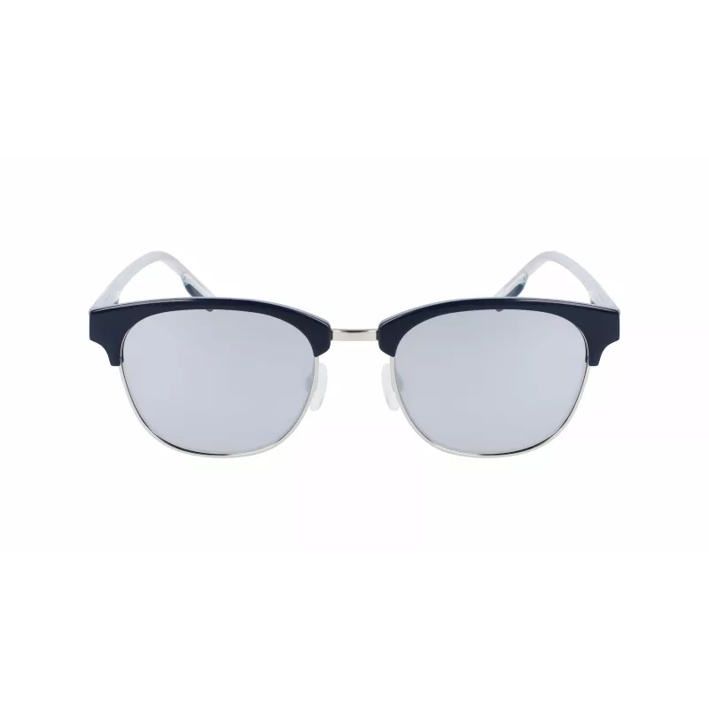 CONVERSE CV301SDSRUPT Gafas de sol cuadradas para hombre, montura de acetato negra, lentes de policarbonato grises, 52 mm