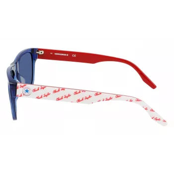 Converse CV500SALSTAR4 Gafas de sol de hombre - Montura negra, lentes gris ahumado, 57 mm