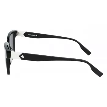 Converse CV519SRISEUP0 Gafas de sol para mujer - Montura negra, lentes grises, 51 mm