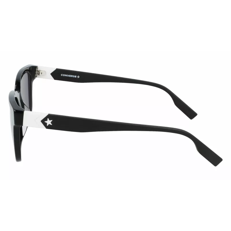 Converse CV519SRISEUP0 Gafas de sol para mujer - Montura negra, lentes grises, 51 mm