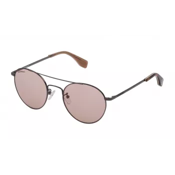 CONVERSE Gafas de sol rectangulares unisex SCO057Q520K53 - montura negra lentes grises 52/21/140 mm