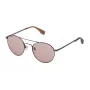CONVERSE Gafas de sol rectangulares unisex SCO057Q520K53 - montura negra lentes grises 52/21/140 mm