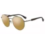 CONVERSE Gafas de sol unisex SCO053Q56568G Montura negra brillante Lente verde 56/19/140 mm
