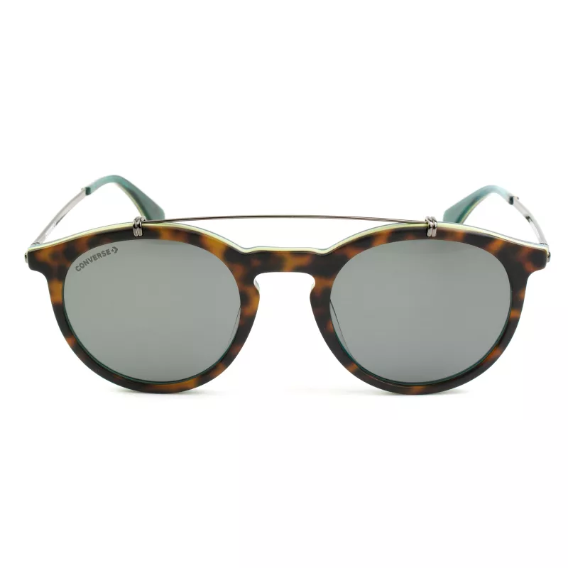 Converse Gafas de sol unisex SCO139500ALI - Montura negra, lentes grises, protección UV400