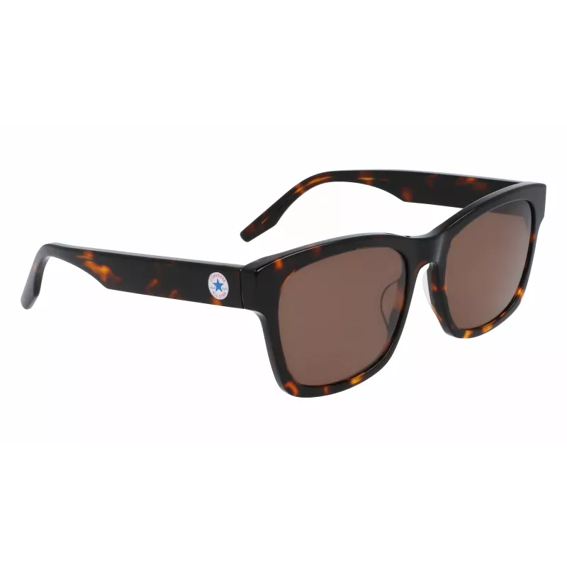 Gafas de sol rectangulares de mujer CONVERSE C501SALTAR239 - Cristal smoke - Montura de acetato negra - 56/18/140 mm