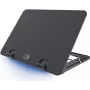 Cooler Master NotePal ErgoStand IV Soporte de refrigeración para portátil, ventilador de 140 mm, 9-17 pulgadas, Negro (R9-NBS-E42K-GP)