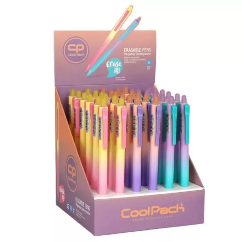 COOLPACK Gradient Light Bolígrafo retráctil borrable 0,5 mm tinta negra