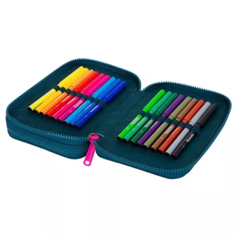 CoolPack Jumper 2 Sunny Day Estuche escolar de doble piso con accesorios