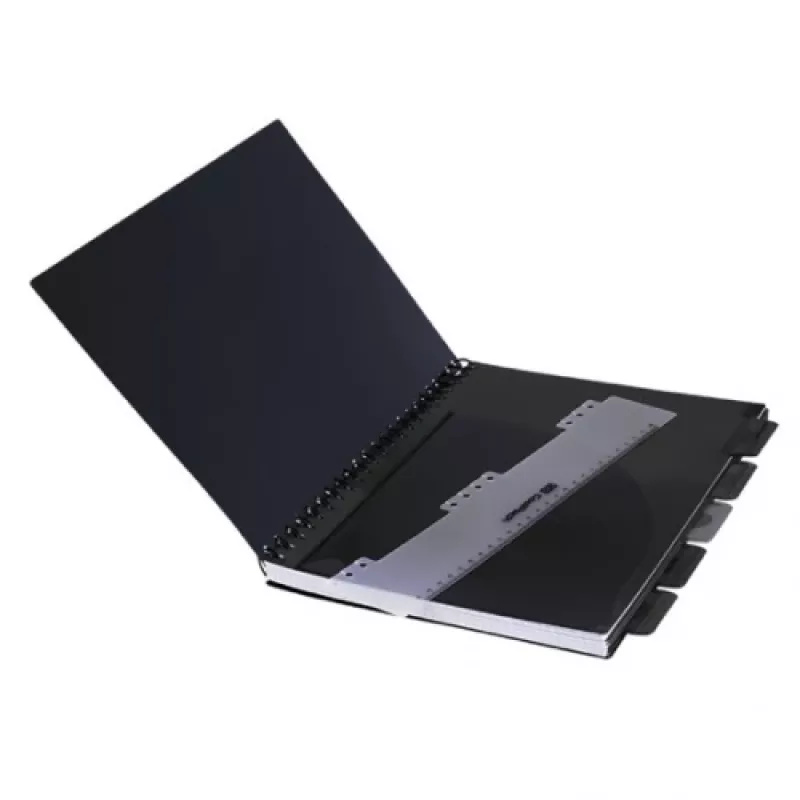 COOLPACK Cuaderno de espiral A4 negro